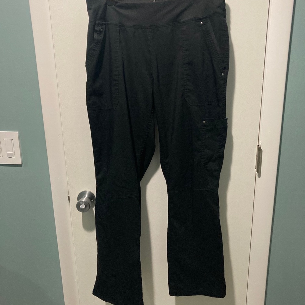 Healing hands purple label scrub pants black M